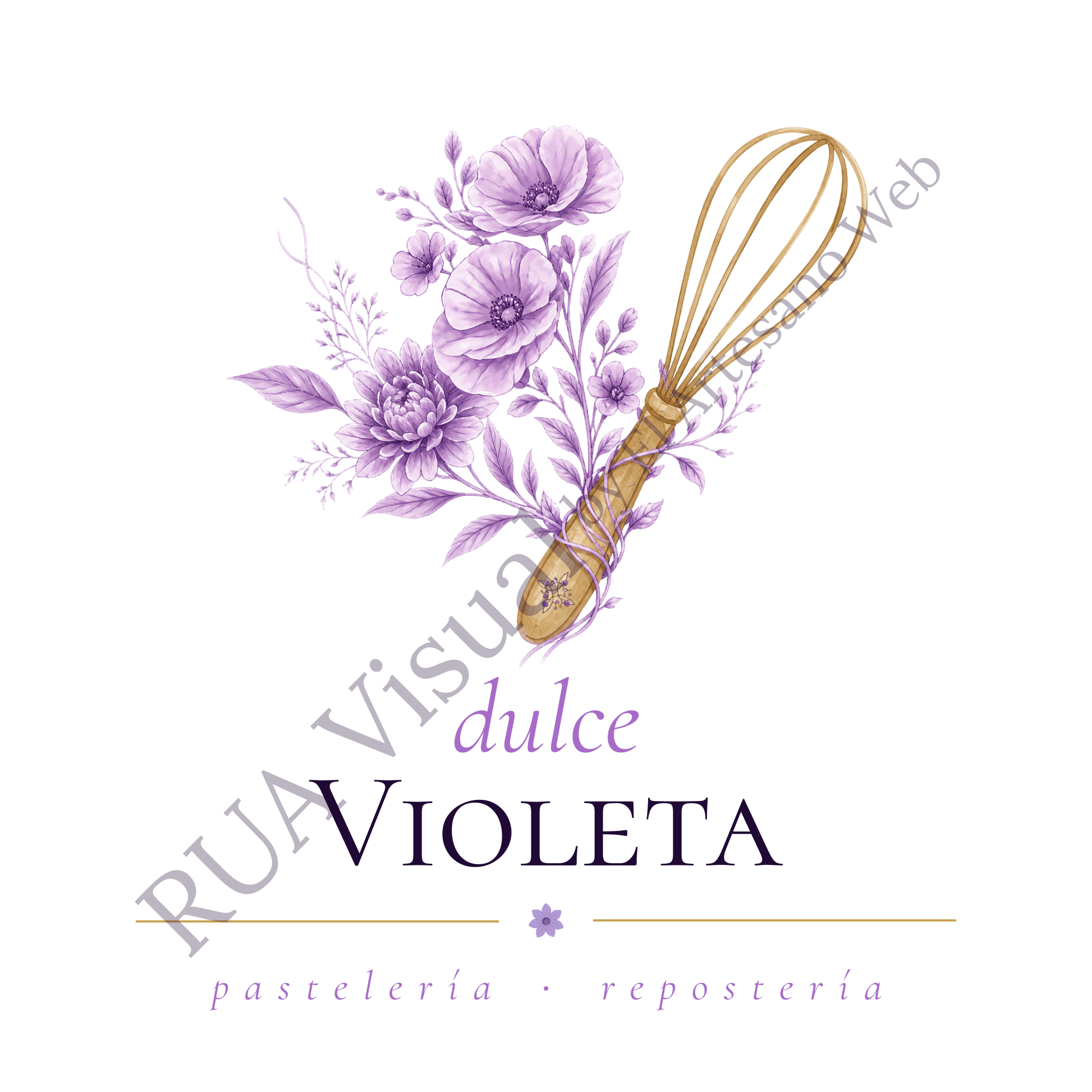Identidad visual completa · Dulce Violeta - imagen 1