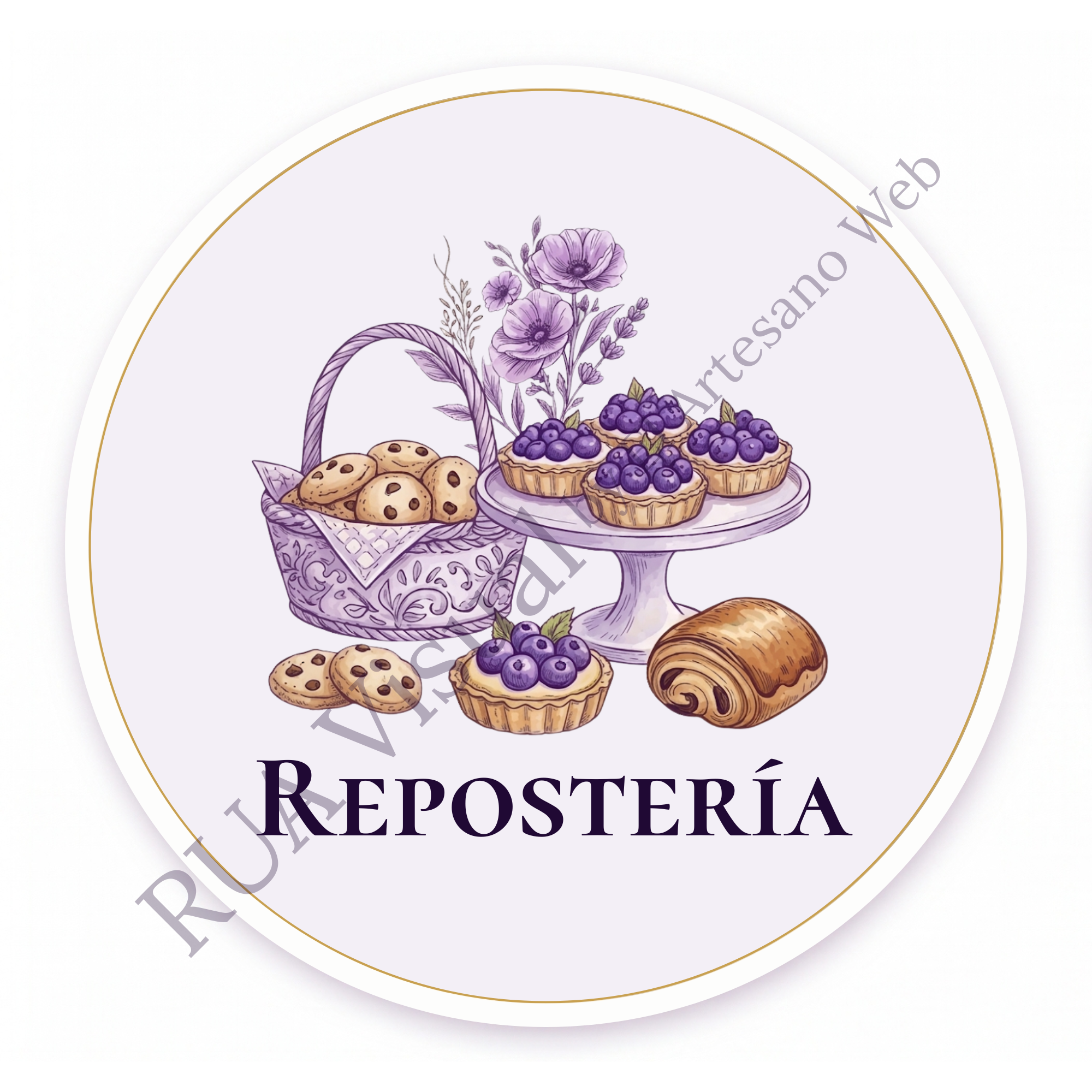 Identidad visual completa · Dulce Violeta - imagen 6