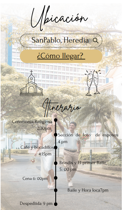 Invitación digital · Boda elegante - imagen 4